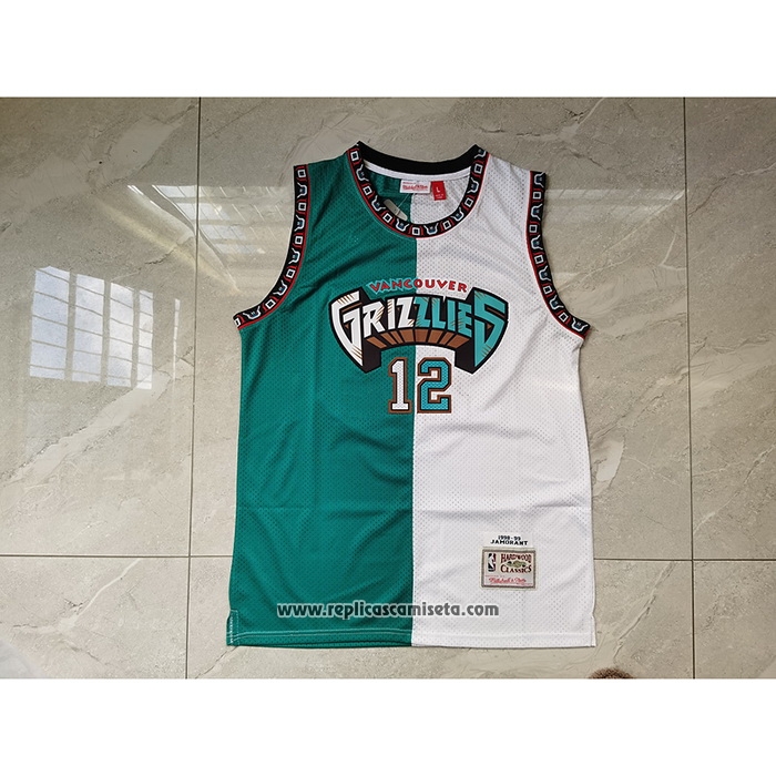 Camiseta Memphis Grizzlies Ja Morant #12 Split Edition Verde Blanco